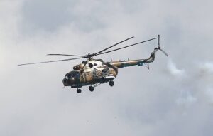 مرگ ۳ نفر بر اثر سقوط بالگرد نظامی در روسیه