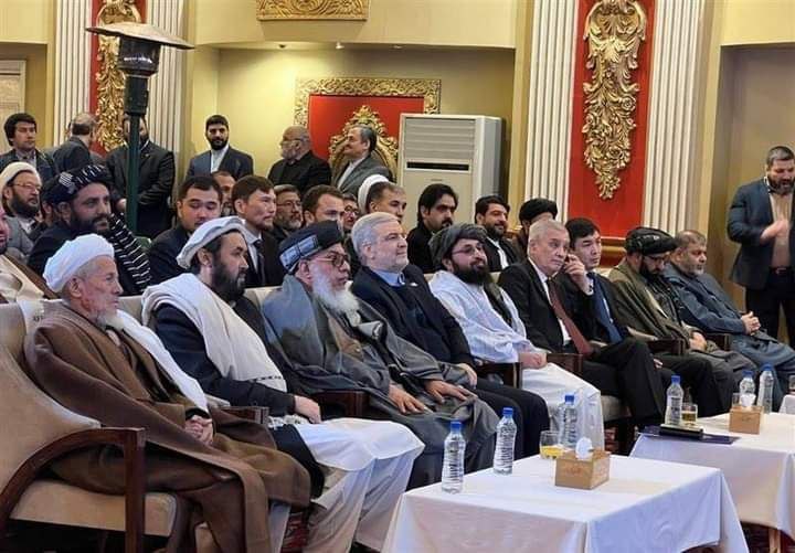 حضور مسئولان دولت افغانستان در مراسم 22 بهمن کابل+تصاویر