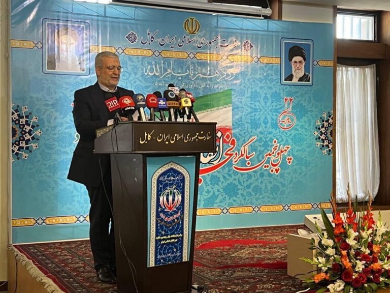 مراسم گرامیداشت یوم الله 22 بهمن در سفارت جمهوری اسلامی ایران در کابل