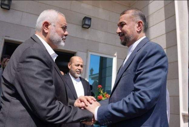 دیدار امیرعبداللهیان با رییس دفتر سیاسی حماس در قطر