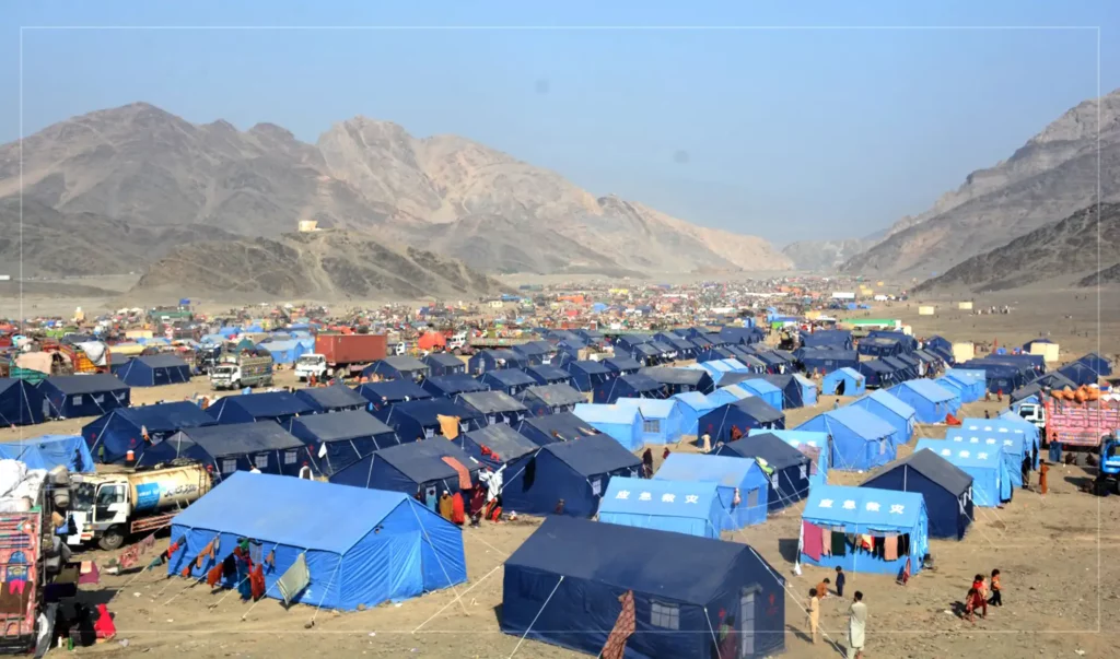 کمپ های مهاجرین افغانستانی اخراج شده از پاکستان