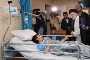 دیدار رئیس‌جمهور با بیماران افغانستانی