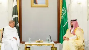 بن سلمان - شهباز شریف. سعودی و پاکستان خواستار تلاش‌های بین‌المللی برای توقف عملیات در غزه شدند- ایراف