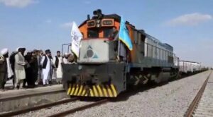 اولین قطار ترانزیتی افغانستان امروز به وان ترکیه رسید
