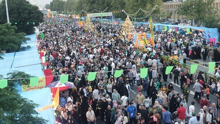 برگزاری مهمانی ده کیلومتری عید غدیر در تهران-ایراف