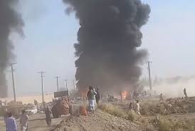 آتش‌سوزی در مرز افغانستان و ایران-ایراف