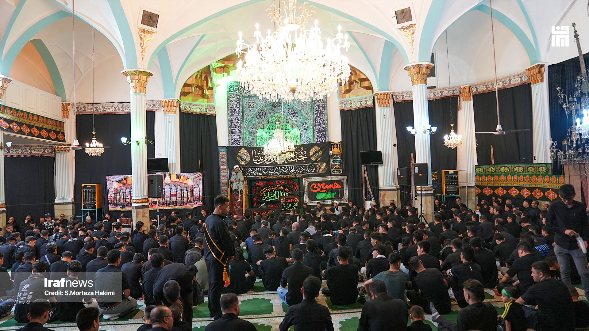 آیین «علم‌کشی» در شب هفتم محرم - هیات افغانستانی‌های مقیم تهران