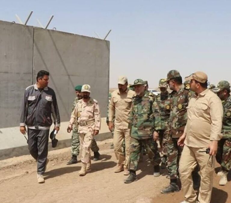 انسداد ۳۰۰ کیلومتر مرزهای شرقی ایران با دیوارهای ۴ متری
